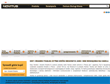 Tablet Screenshot of hotel.novitus.pl